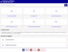 Tablet Screenshot of packaging-solutionsindia.com